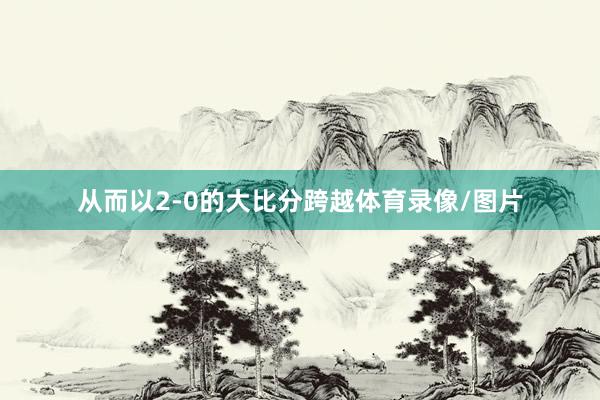 从而以2-0的大比分跨越体育录像/图片